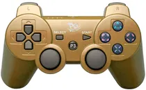 Controle Sem Fio Play Game Doubleshock para PS3 - Gold