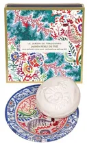 Sabonete Perfumado Fragonard Jasmin Perle de Thé 150G + Saboneteira 13CM