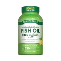 Vitamina Nature's Truth Fish Oil 2000MG 250 Cápsulas