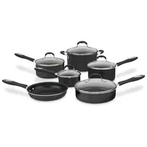 Jogo de Panelas Cuisinart 55 11BK 11 Peças Preto