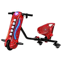Triciclo Elétrico Keen Robot 8126 - 8.5" - Bluetooth - LED - Recarregável - com Capacete - 30 Spider Red