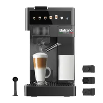 Balzano 4 In 1 Semi Automatic Espresso Coffee Maker Black