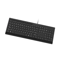 Klip Teclado KKM-252S Compass Multimedia Esp Negro