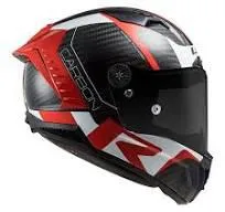Capacete para Moto LS2 FF805 Thunder Carbon Racing Red White