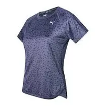 Puma Remera Fem Run Graphic SS Tee 520834A04 Gris (T) M