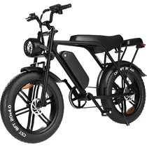 Bicicleta Elétrica Ebike V8 20" 750 W - Preto