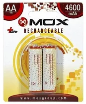 Pilha Mox Recarregavel c/2 AA 4600MAH