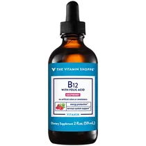 The Vitamin Shoppe B12 With Folic Acid 59 ML