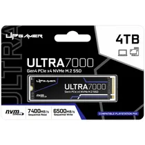 SSD Up Gamer Ultra 7000, GEN4, 4TB, M.2 Nvme, Leitura Até 7200MB/ s, Gravação Até 6500MB/ s, PC/ PS5/ NB, UPULTR7K-4TSD