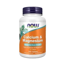 Vitamina Now Calcium & Magnesium 500/250MG 100 Tabletas