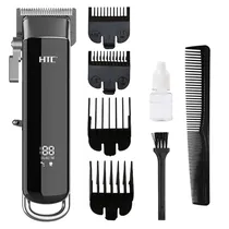 Máquina de Cortar Cabelo HTC At 768 USB C Preto 5 W