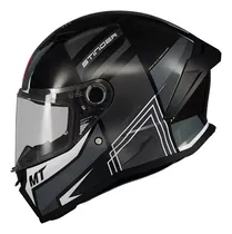 MT Casco Stinger Tron B12 Black Gloss