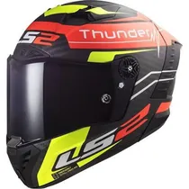 Casco LS2 FF805 Thunder Carbon Attack Black Red Yellow