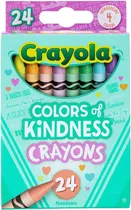 Giz de Cera Crayola Colors Of Kindness Crayons 52-0116 (24 Unidades)