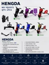 Triciclo Moto Electrico Hengda c/Bluetooth YQ10572