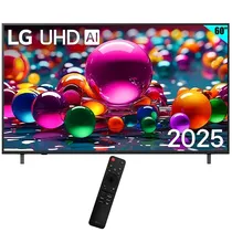 Smart TV LED 60" LG 60UA8050PSA 4K Ultra HD Webos Ai Thinq Wi-Fi/Bluetooth com Conversor Digital