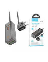 AC10A Enchufe Multi Negro