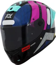 Capacete para Moto Axxis Hummer s Flex E8 - Tamanho M (57-58) - Gloss Flour Pink