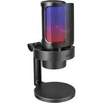 Fifine Micrófono A8 RGB 3.5MM/USB-C Black