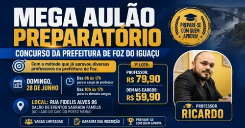 Mega Aulão Preparatório - Concurso de Foz