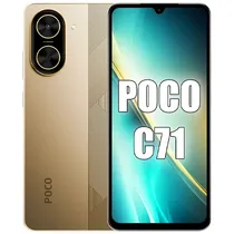 Celular Xiaomi Poco C71 Dual Sim de 64GB 3GB Ram de 6.88" 32MP 8MP - Dourado (Global)