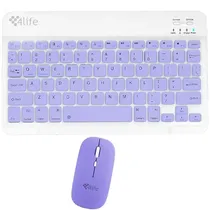 4LIFE Kit Teclado+Mouse FL030PP Wireless Purple