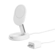Carregador Wireless Magnético Belkin WIA008VFWH Boostcharge Pro / 15W - Branco