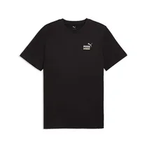 Camiseta Masculina Puma Essentials com Logo Pequeno Preto XL