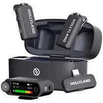 Microfone Sem Fio Hollyland Lark Max 2 Combo com USB-C - Space Gray