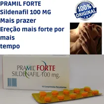 Pramil Forte Sildenafil 100 MG com 10 Comprimidos
