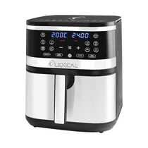 Freidora Air Fryer Lexical LAF-3050 8L 1800W 220V Negro/Plata