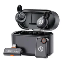 Microfone Sem Fio Hollyland Lark M2S Mini Combo 2TX+RX