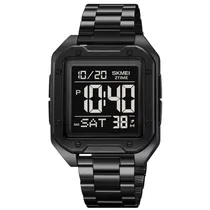 Reloj Digital Masculino Skmei 2128 BKBK - Negro