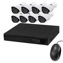 DVR Tucano K-16 - 16 Canais - 8 Câmeras - Preto e Branco