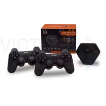 Game Stick Consola Portátil Keen X6 2.4G Dois Controles Sem Fio