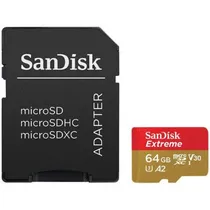 Cartao Micro SD 64GB Sandisk Extreme SDXC 170/80