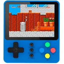 Console Portátil Game Boy Game Box K5 Plus + Controle 500 Jogos Tela 3.0 - Azul