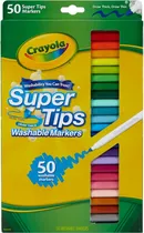Marcador Crayola Super Tips Washable Markers 58-5050 (50 Unidades)