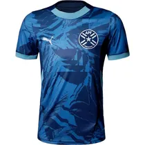 Camiseta Deportivo Masculino Puma Paraguay Alternativa Away Mangas Cortas