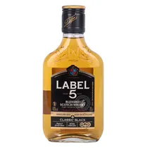 Rótulo do Uisque 5 Classic Black 200ML