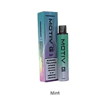 Pod Descartável Wismec Motiv G 2500 Puffs - 5% Salt Nic Bat. Recarregavel + LED -Mint Ice