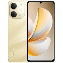 Celular Realme Note 70 RMX5313 Dual Sim de 128GB 4GB Ram de 6.74" 13MP 5MP - Beach Gold (Anatel)