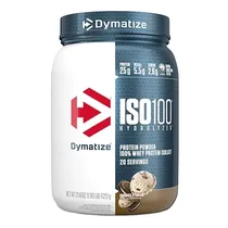 Whey Protein Dymatize Iso 100 Cookies Cream 20 Porções