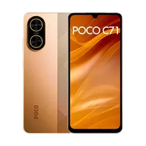 Smartphone Xiaomi Poco C71 Dual Sim de 128GB/4GB Ram de 6.88" 32MP/8MP - Dourado (Global)