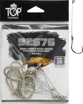 Anzol Top Fishing 92676 Encastoado 5/0 com 10 Peças