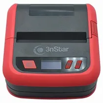 Impressora Térmica Portátil de Recibos e Etiquetas 3NSTAR PPT305BT - Preto / Vermelho