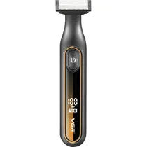 Barbeador Eletrico VGR Voyager V-360 / 5500RPM / 500MAH / Recarregavel / com Acessorios - Preto/ Verde