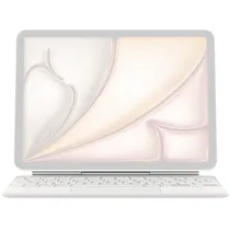 Teclado Apple Magic Keyboard A3339 MDFV4LL para iPad Air de 10.9" e iPad Air 11" (M4) - Branco (Inglês)