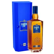 Rótulo de Uisque 5 c/ Caixa 700ML 18 Anos
