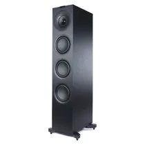 Caixa Kef Q11 Meta Torre Satin Black 3 Vias